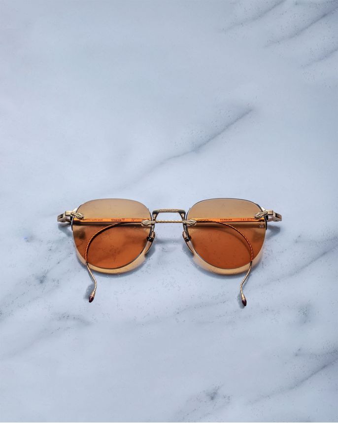 Lunettes De Soleil Jacques Marie Mage Alto - Modèle Kelly, Couleur Navy, Verres Violets, Neuves